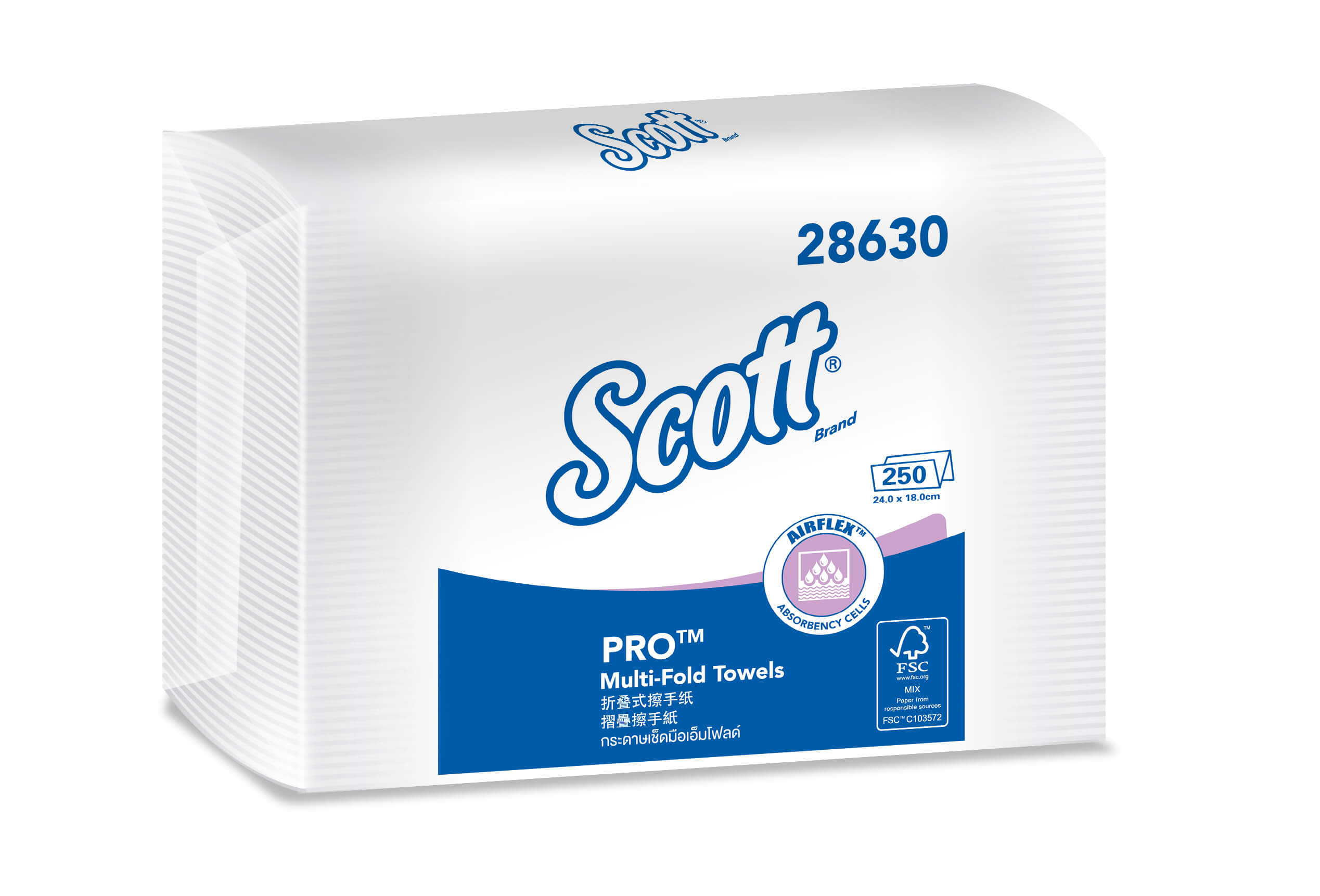 28630 SCOTT® 可麗舒® 特殊鎖水強韌擦手紙