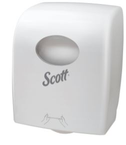 7957-SCOTT® 可麗舒®自動裁切下壓式細捲擦手紙使用盒-白色