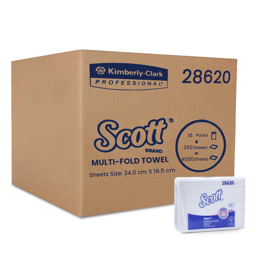 28620 SCOTT® 可麗舒® 特殊鎖水強韌擦手紙