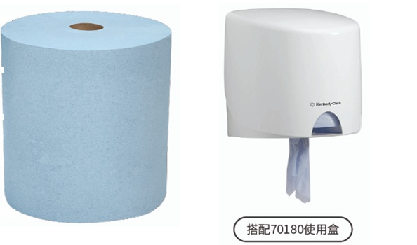 7496 WYPALL* L10 中央抽取式多用途藍色擦拭紙